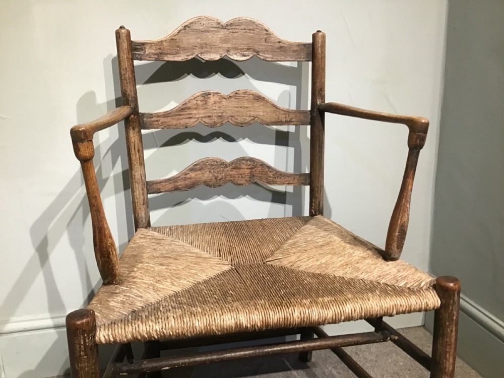 Antique ash pass chair  View V