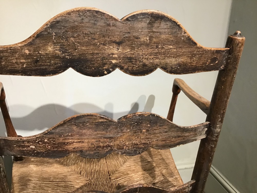 Antique ash pass chair  View IX