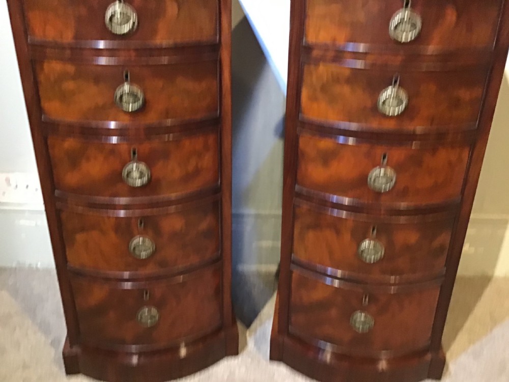 Pair of antique bedside chests View IV