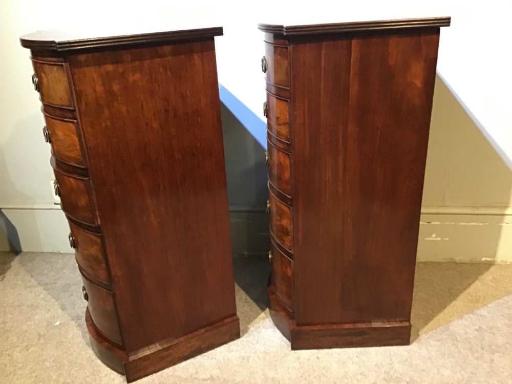 Pair of antique bedside chests View V