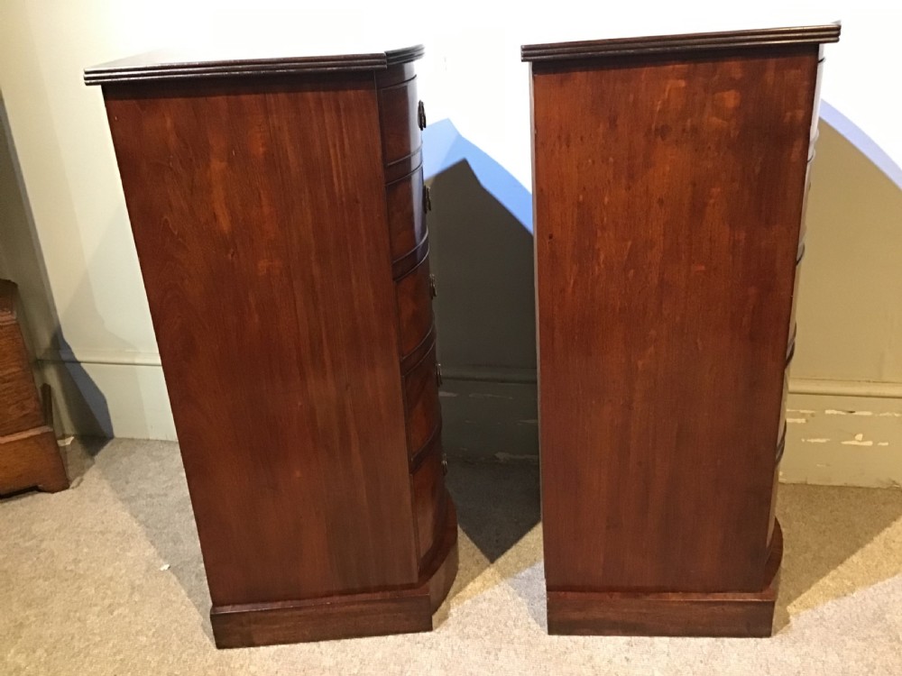 Pair of antique bedside chests View VI
