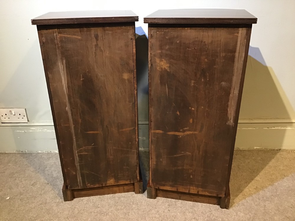Pair of antique bedside chests View VII