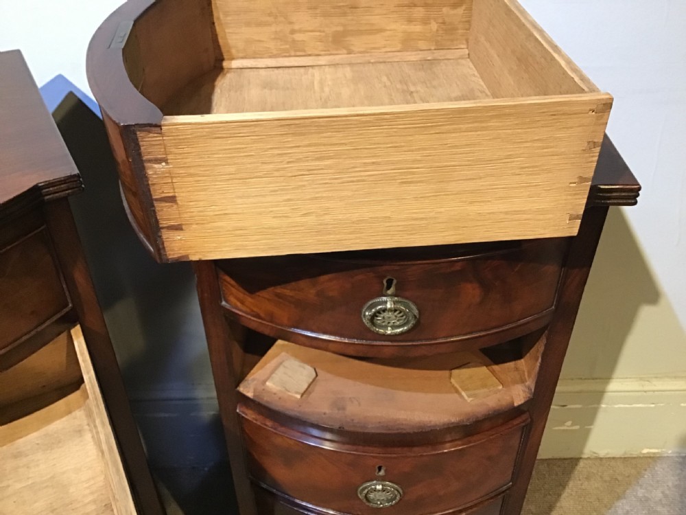 Pair of antique bedside chests View VIII