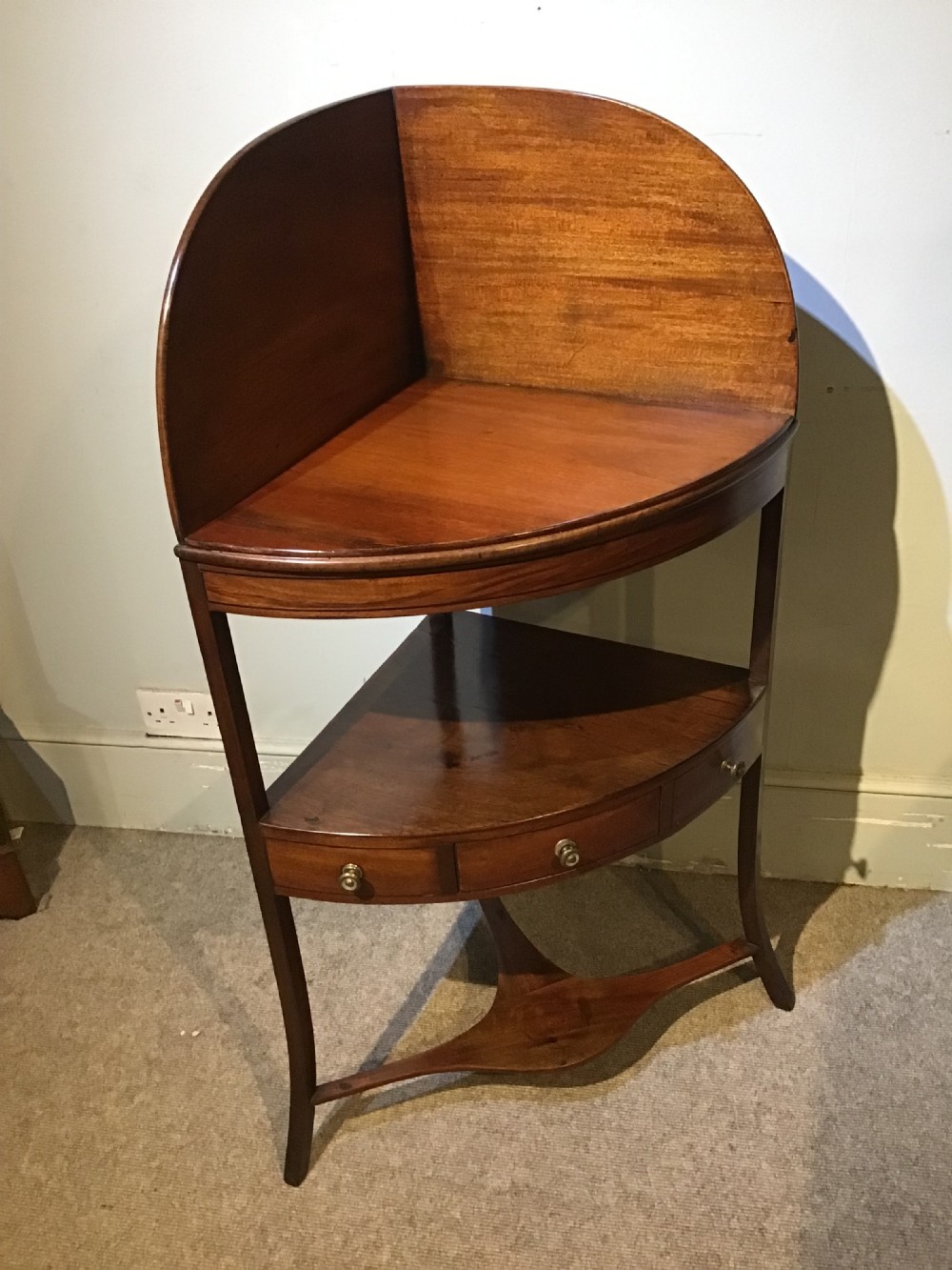 Antique corner washstand View II