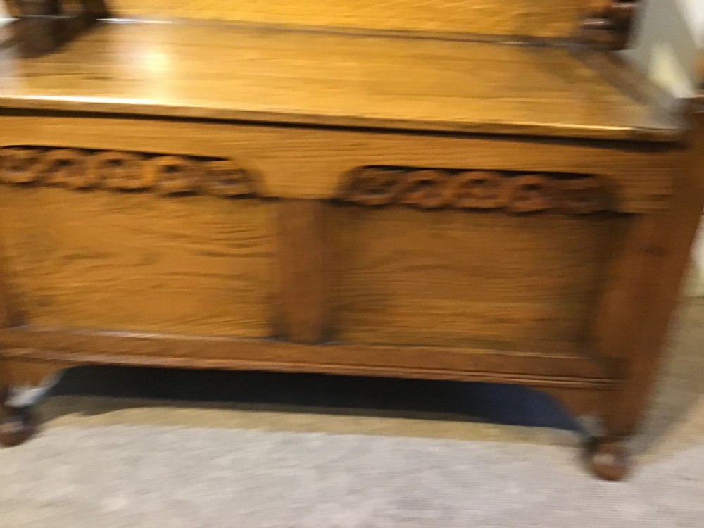 Antique monks bench View II