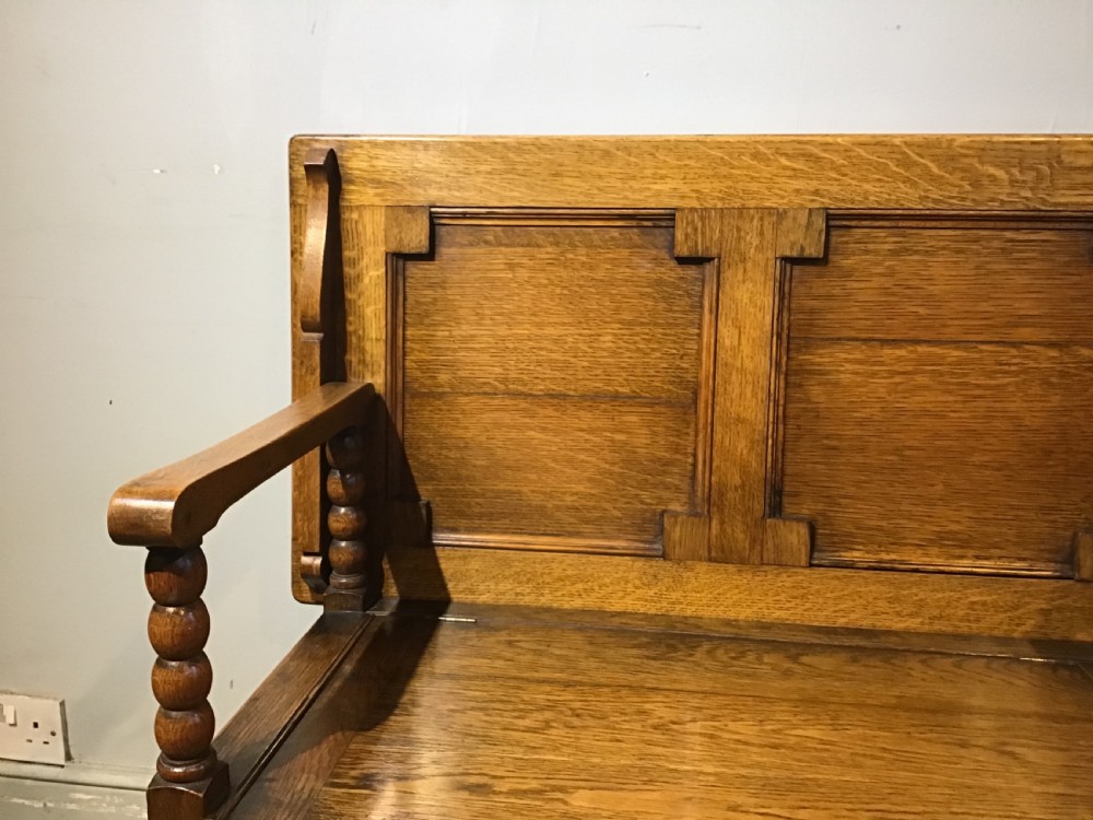 Antique monks bench View V