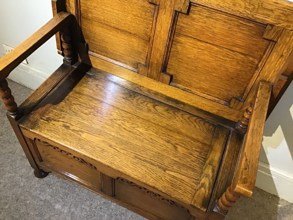 Antique monks bench View VI