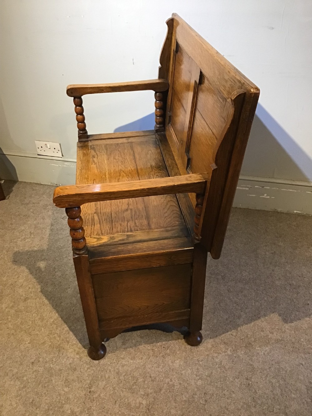 Antique monks bench View VIII
