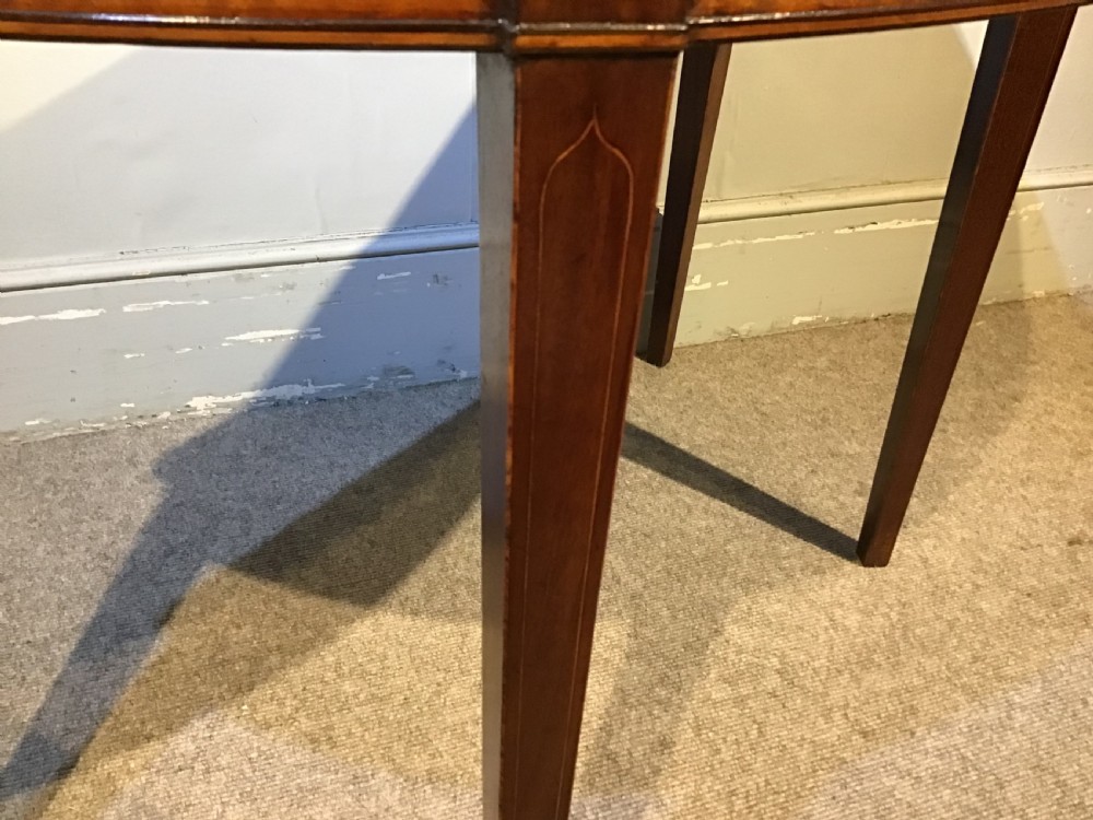 A Geo III mahogany card table View VIII