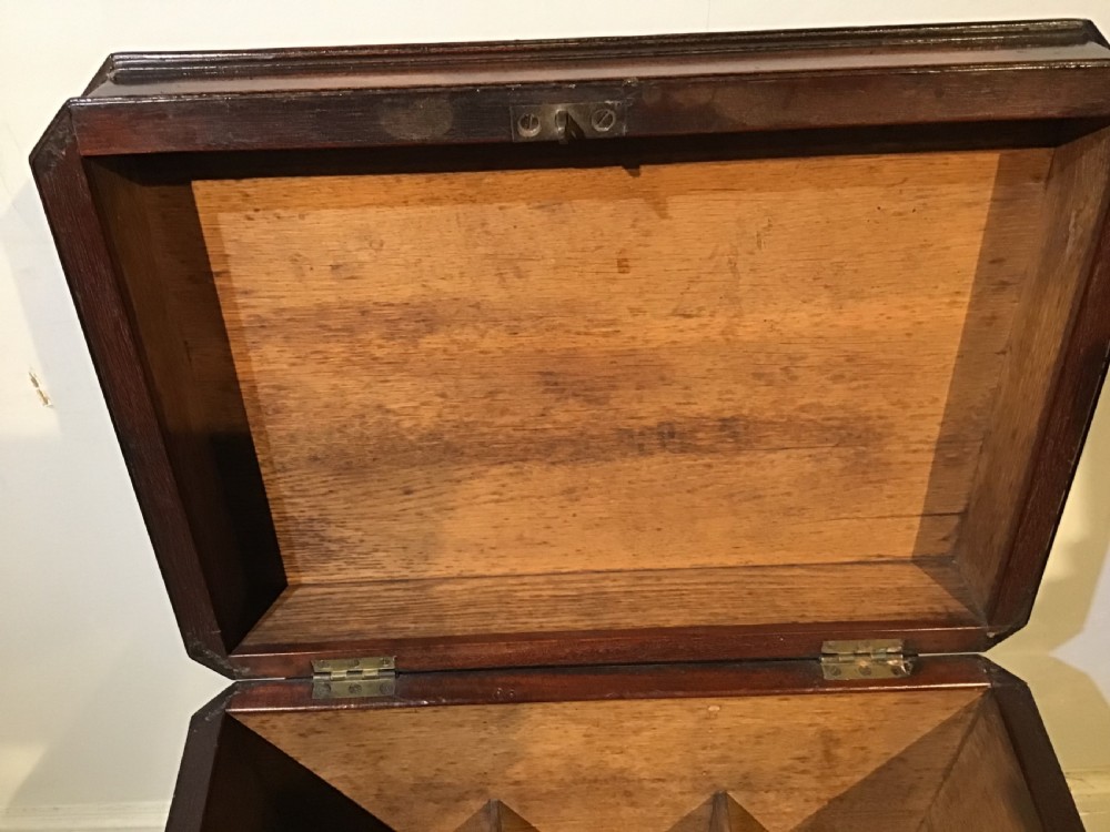 Georgian mahogany cellarette View X