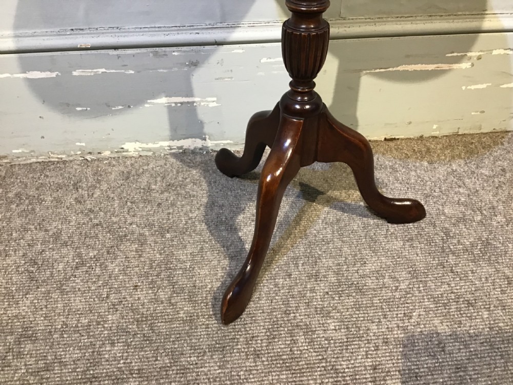 Antique mahogany wine table View II
