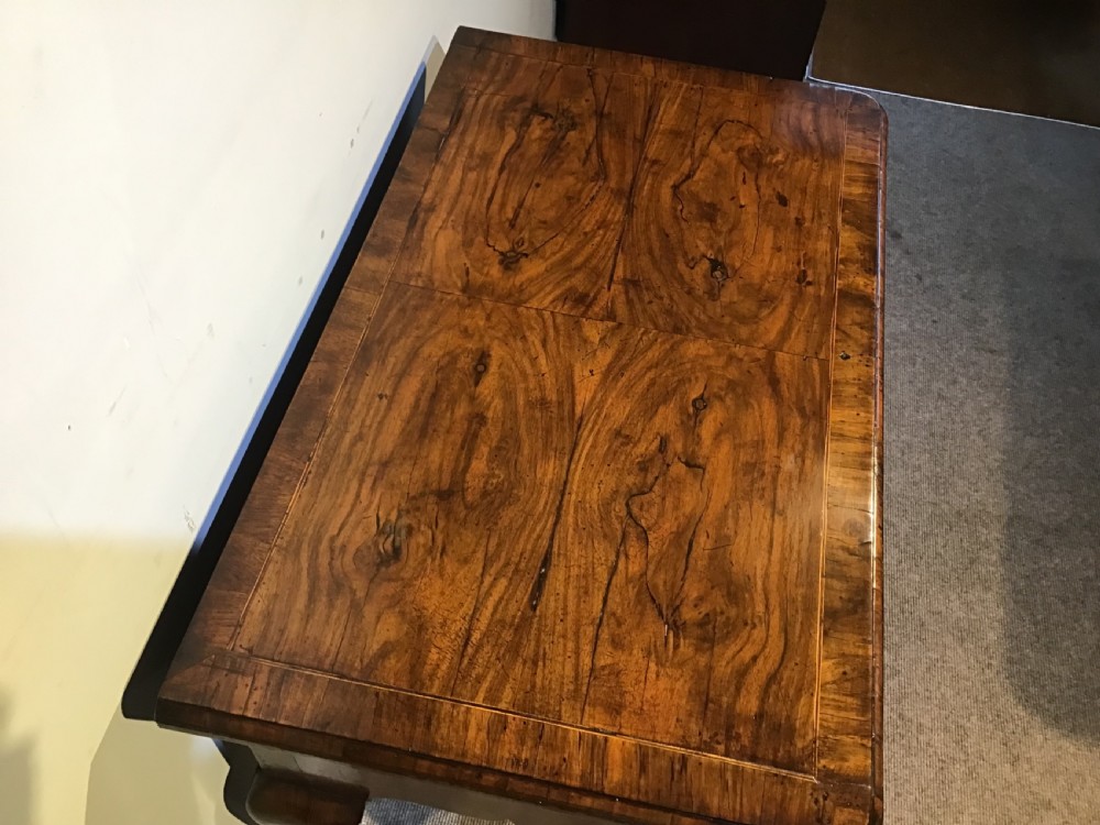 Antique walnut lowboy  View III