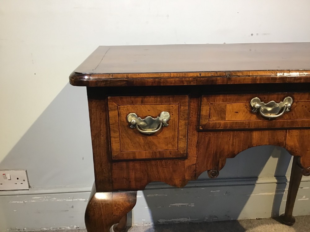 Antique walnut lowboy  View IV