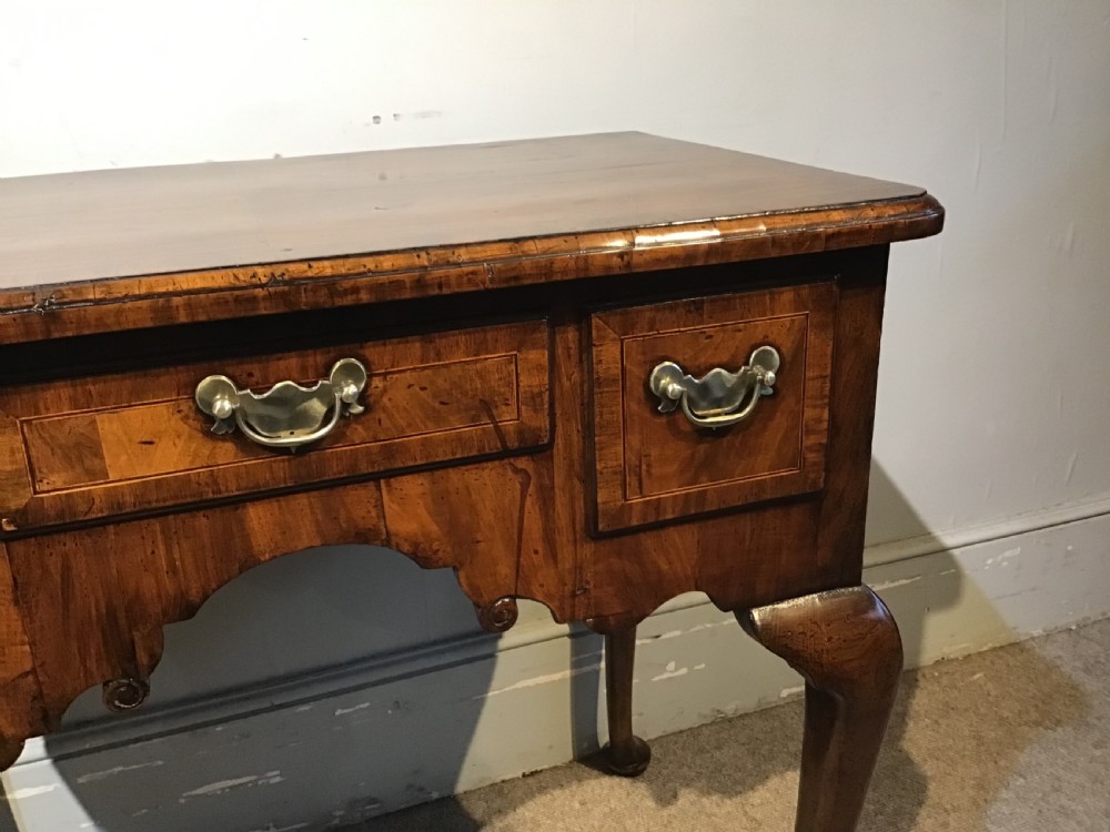 Antique walnut lowboy  View V