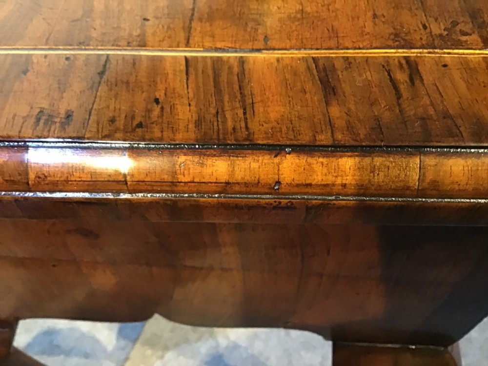 Antique walnut lowboy  View IX