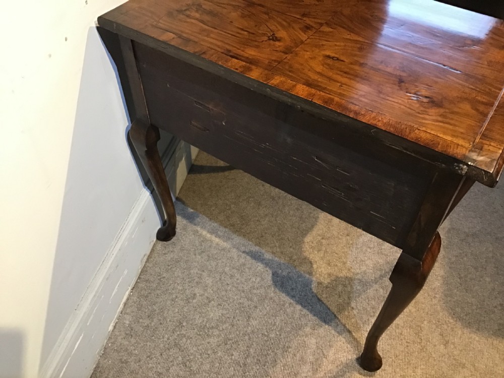 Antique walnut lowboy  View X