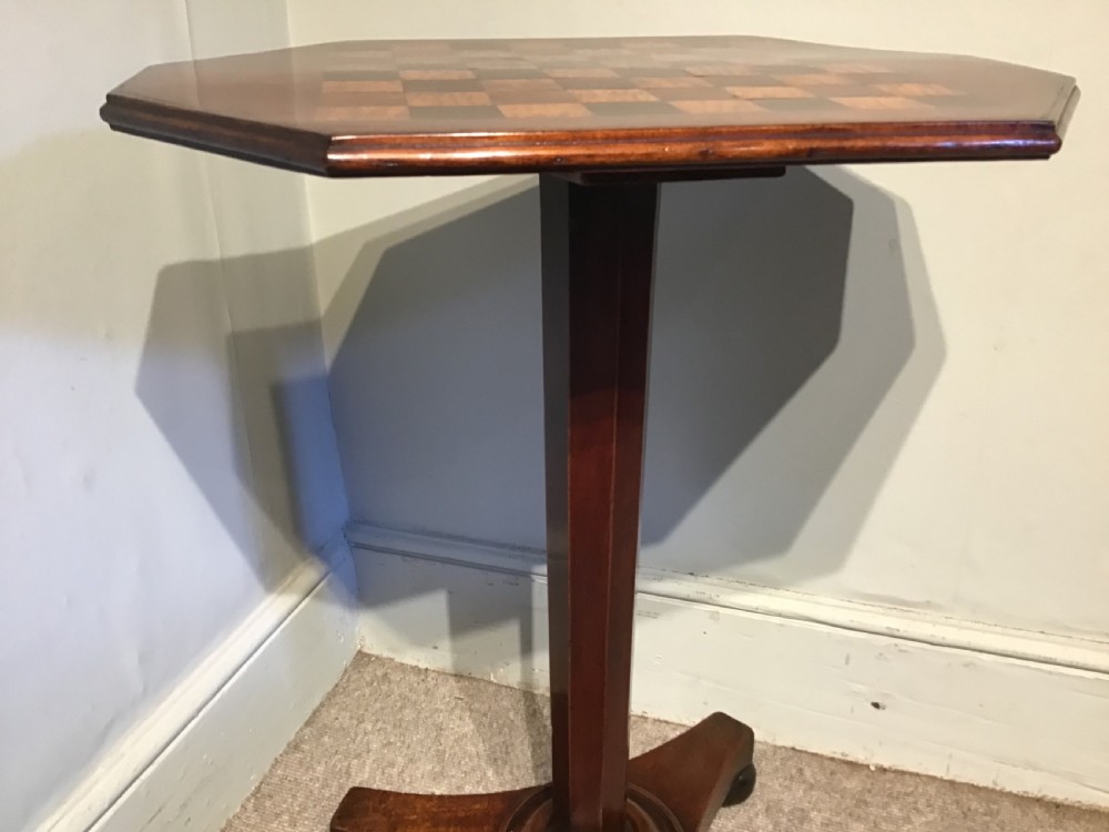 Antique chess table View III