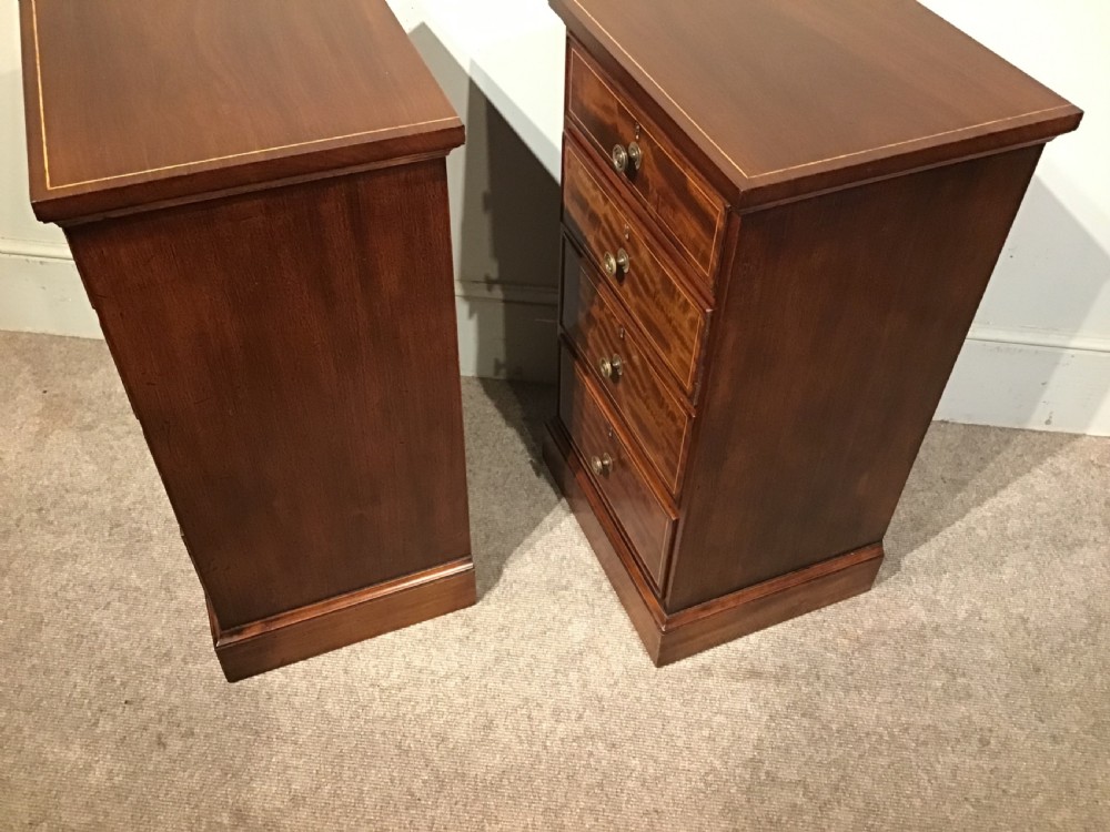 Pair of antique bedside cabinets View X