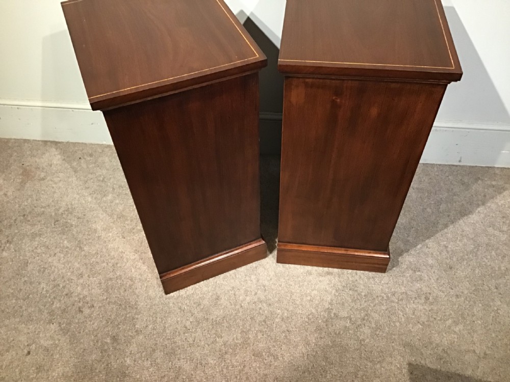 Pair of antique bedside cabinets View XI