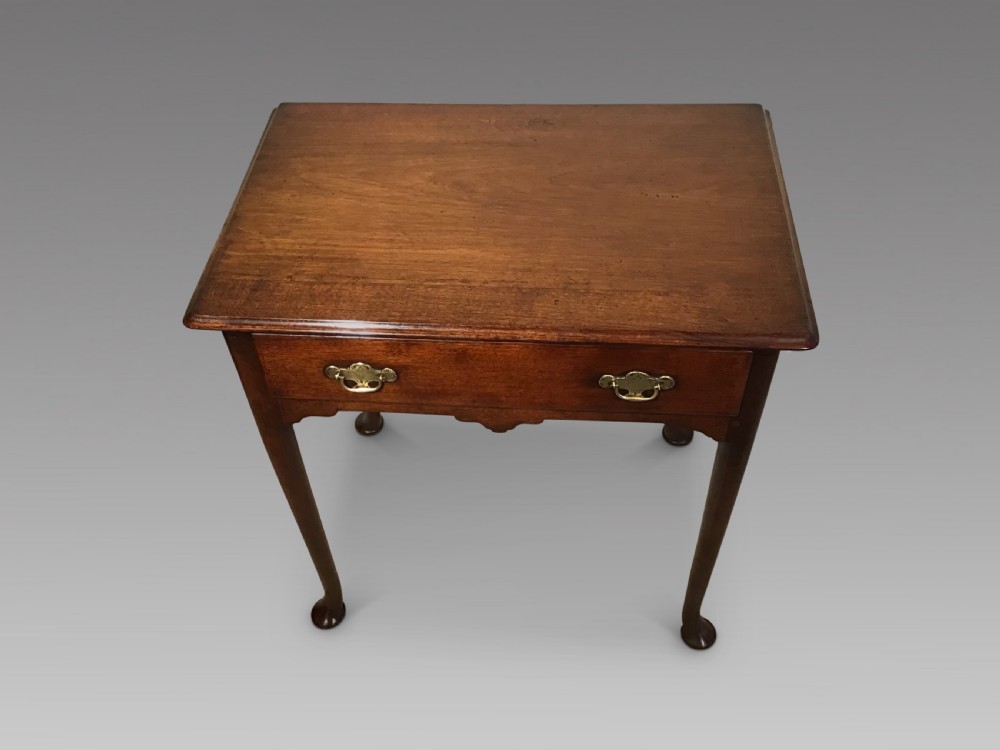 Antique mahogany sidetable View II