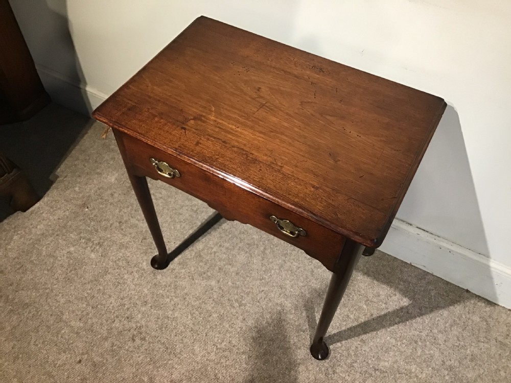 Antique mahogany sidetable View III
