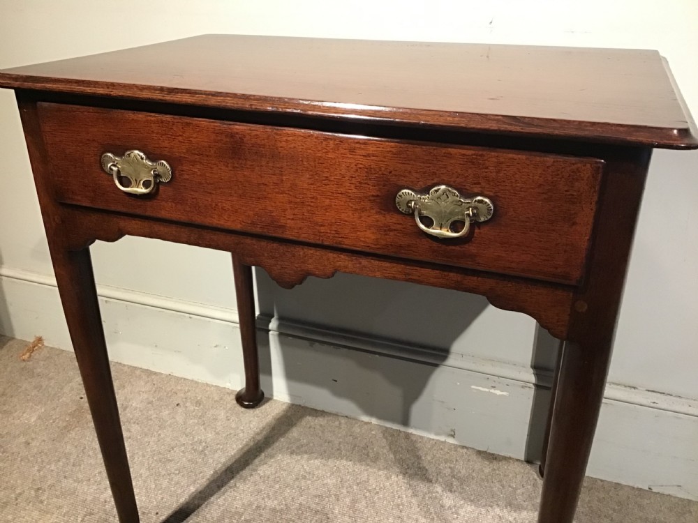 Antique mahogany sidetable View V