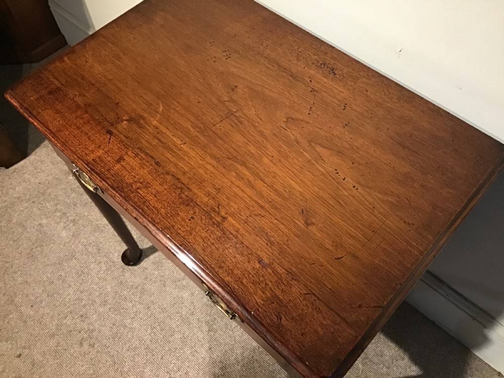 Antique mahogany sidetable View VI