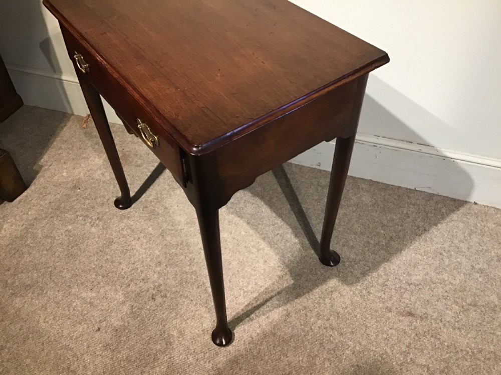 Antique mahogany sidetable View VII