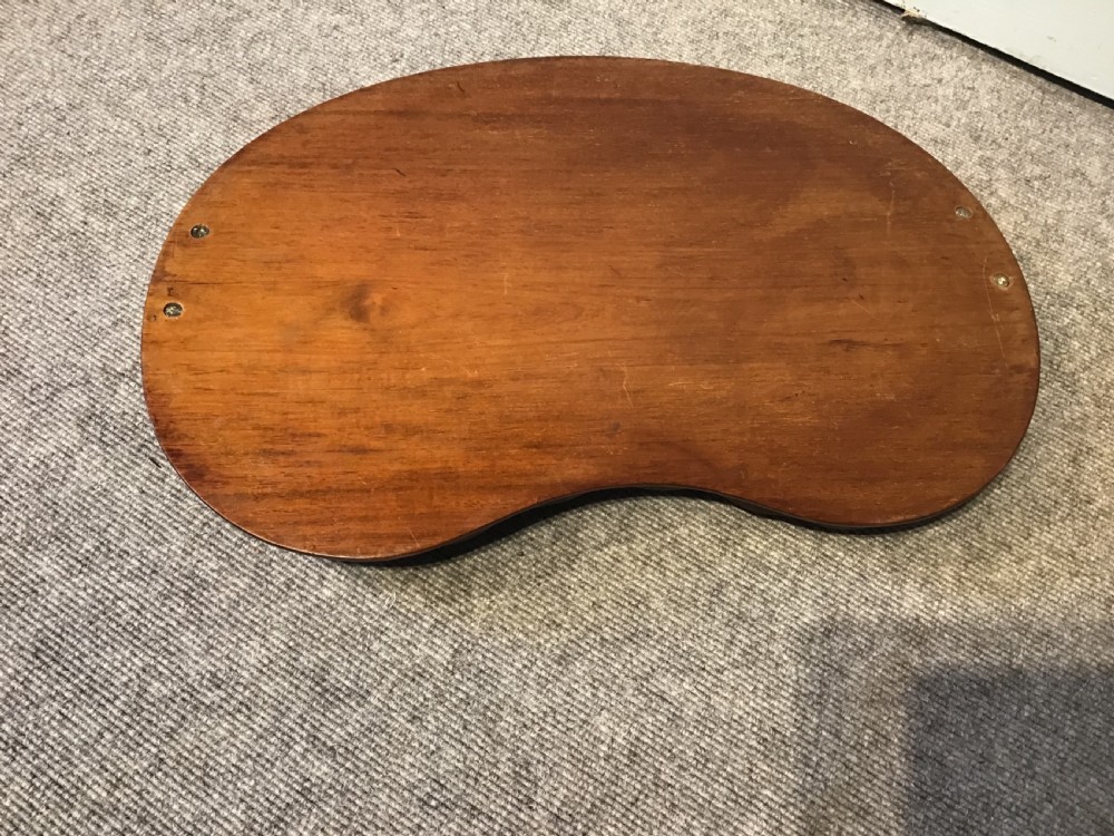 Antique inlaid mahogany tray View VII