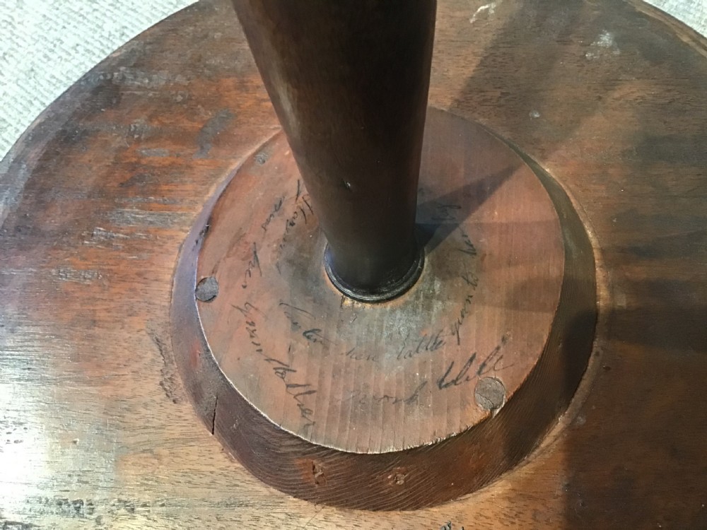 Antique mahogany wine table View V