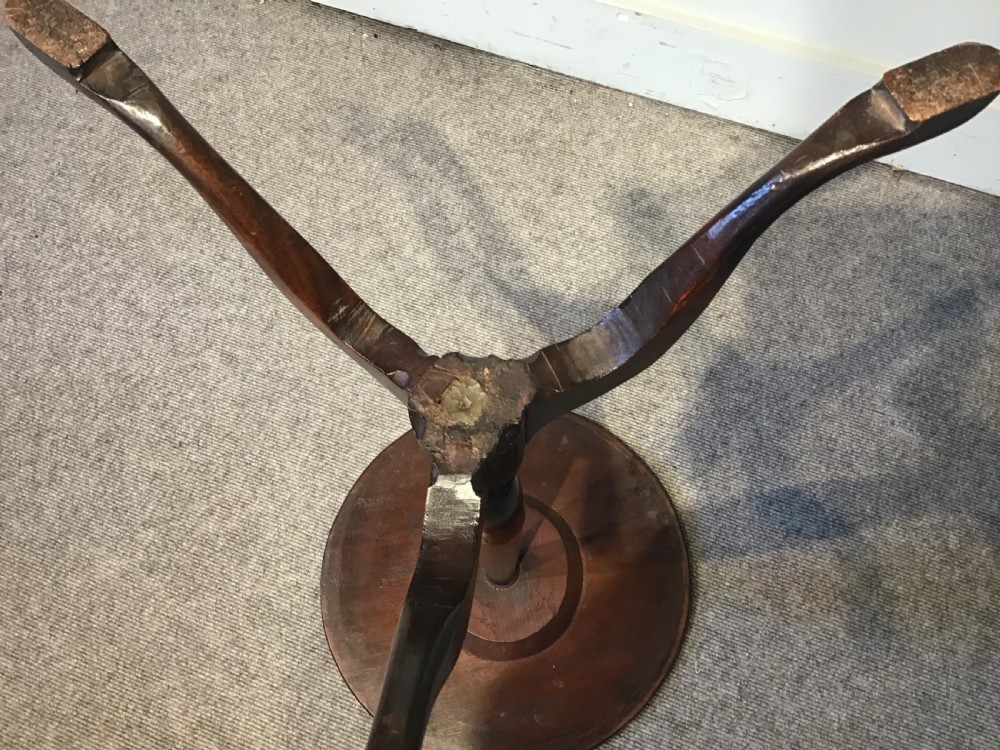 Antique mahogany wine table View VI