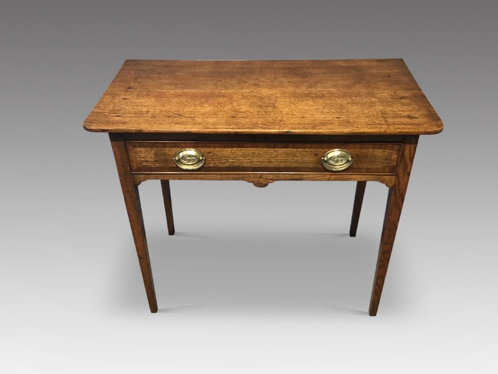 Antique oak sidetable