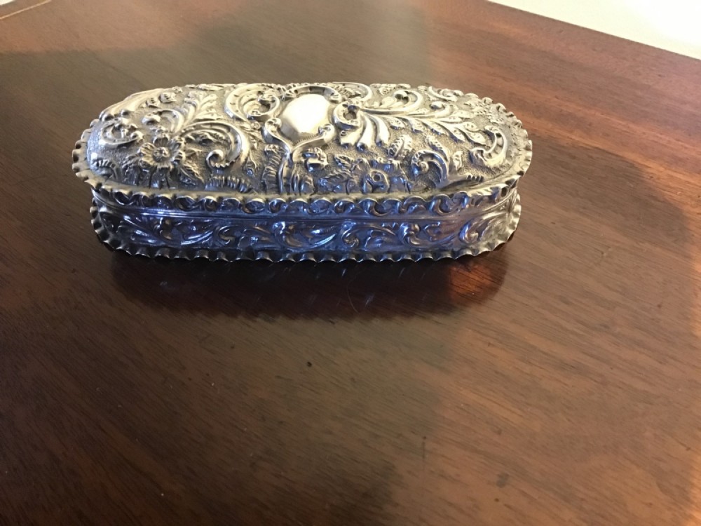 Antique silver box 