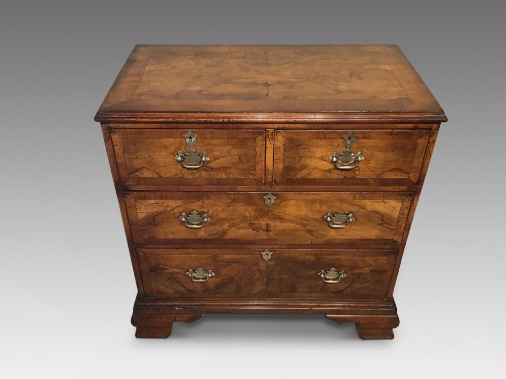 Antique walnut chest of drawers