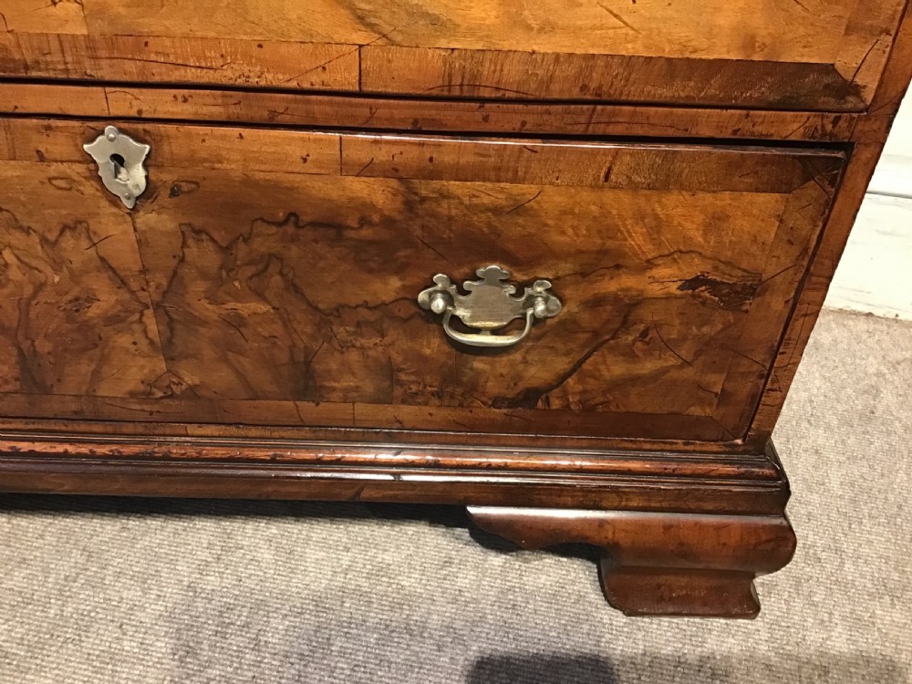 Antique walnut chest of drawers View V