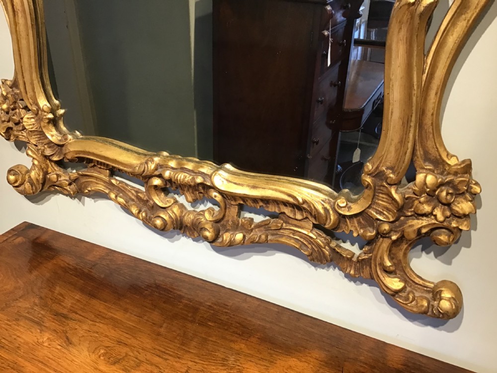 Antique gilt framed mirror View II