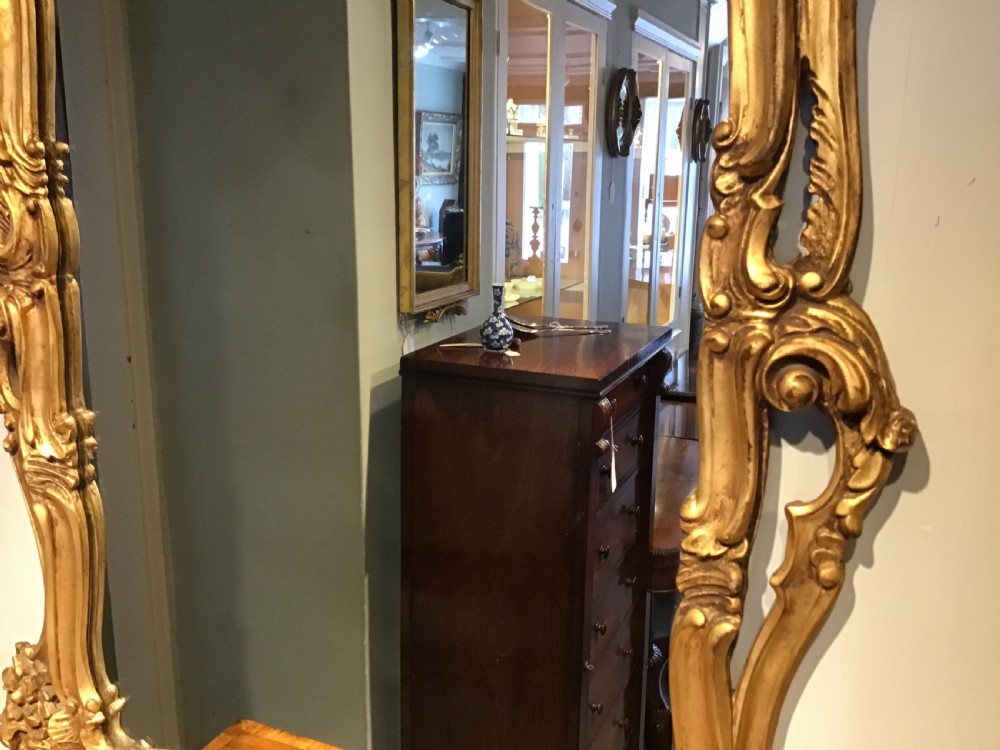 Antique gilt framed mirror View III