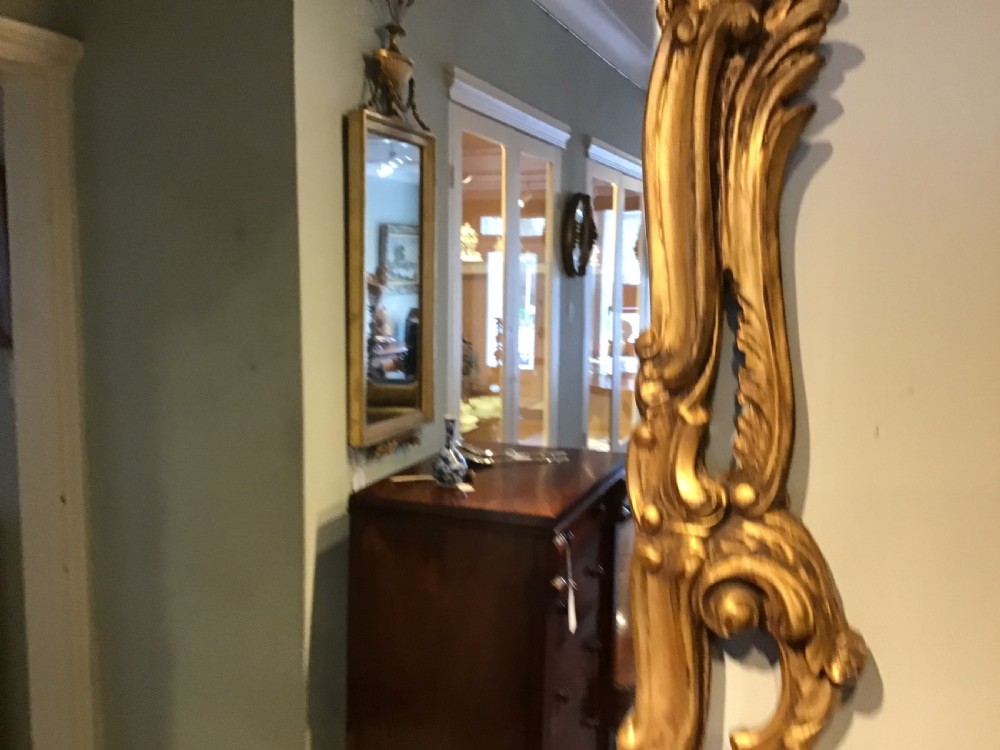 Antique gilt framed mirror View IV