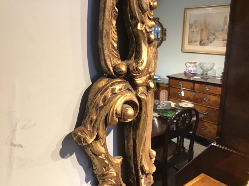 Antique gilt framed mirror View VI