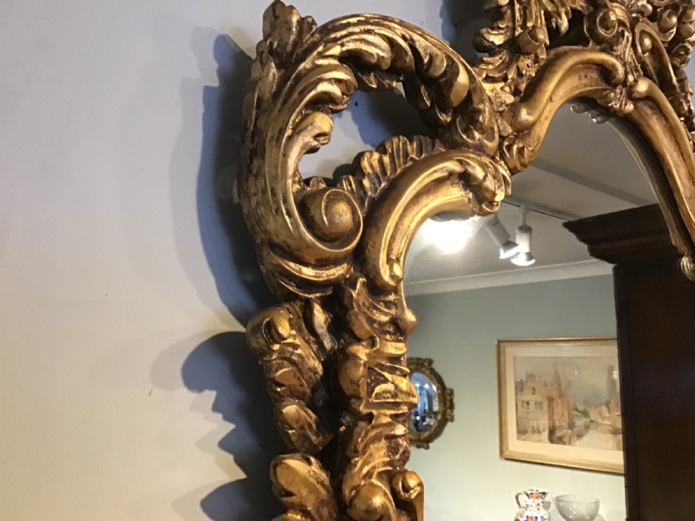 Antique gilt framed mirror View VII