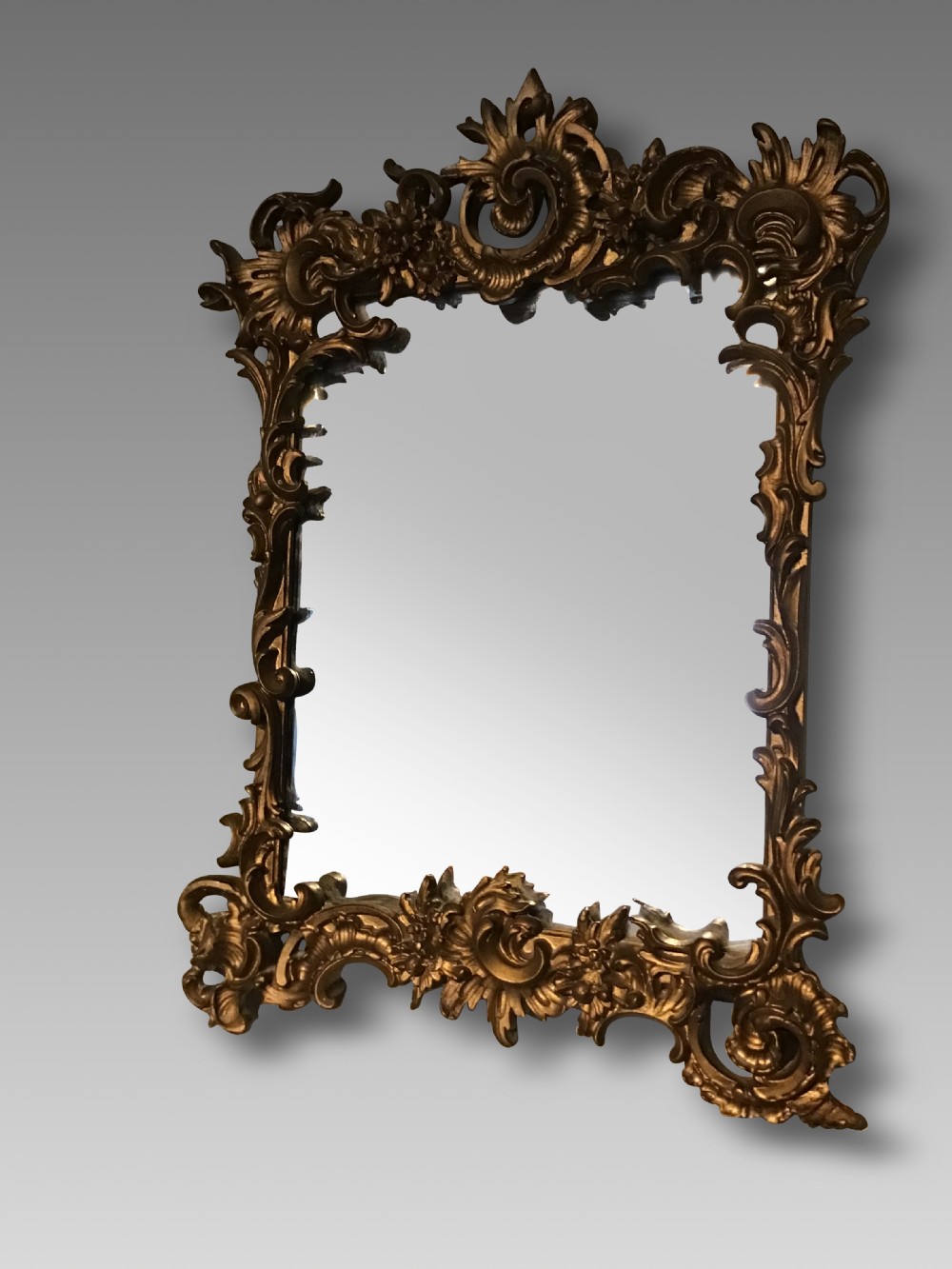 Antique wall mirror
