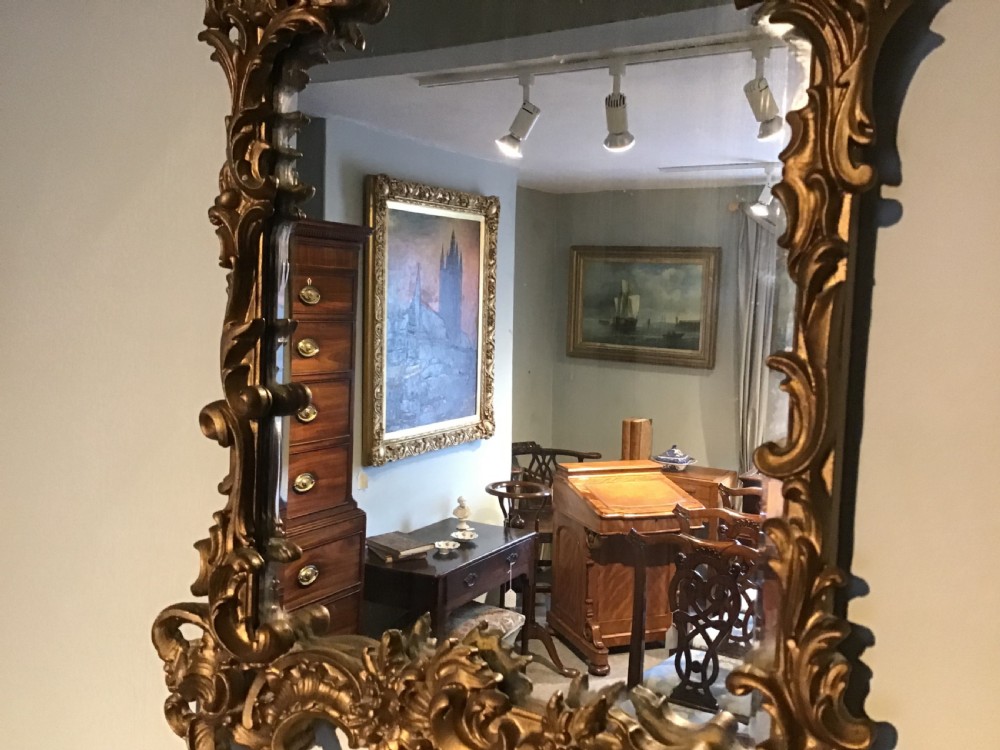 Antique wall mirror View III