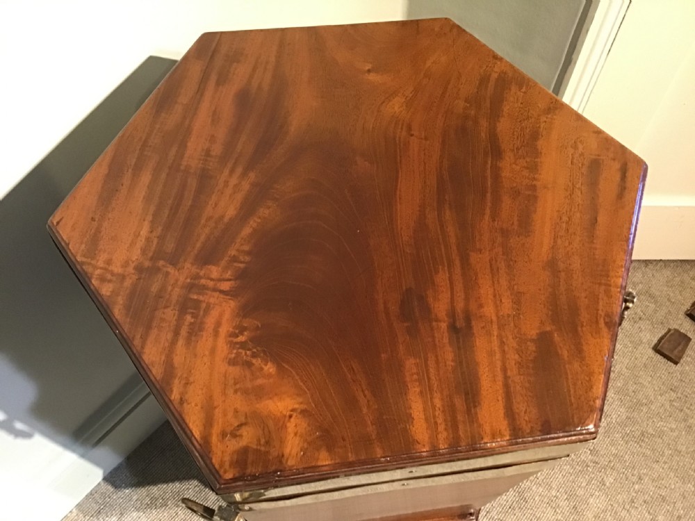 Georgian mahogany cellarette  View VII