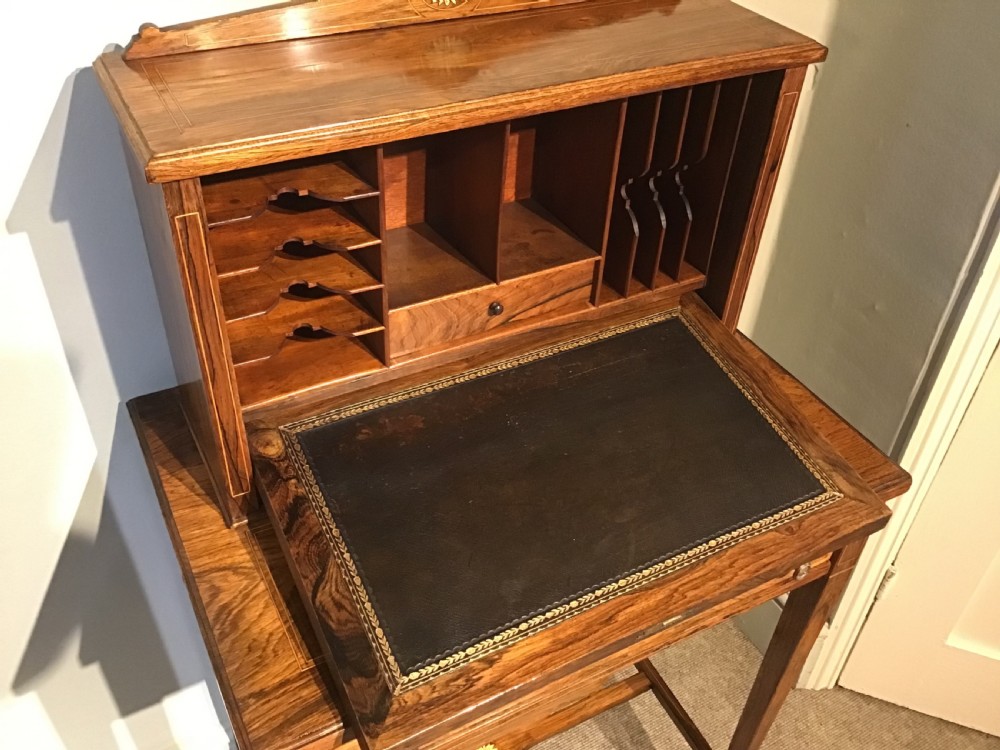 Antique ladies combination writing work table View V