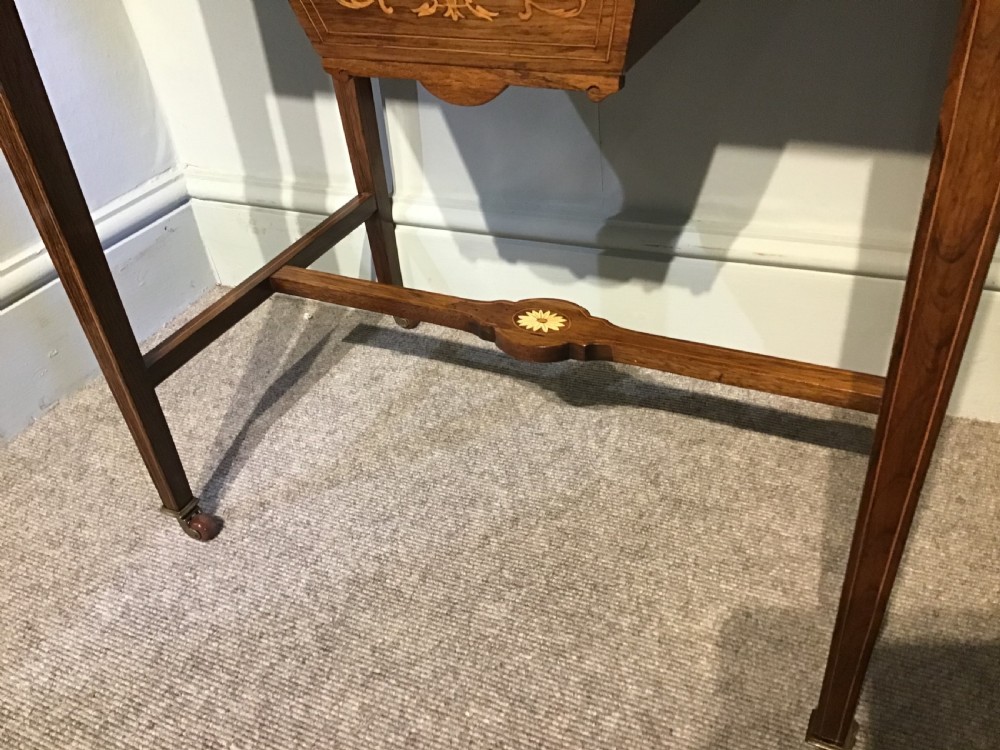 Antique ladies combination writing work table View X