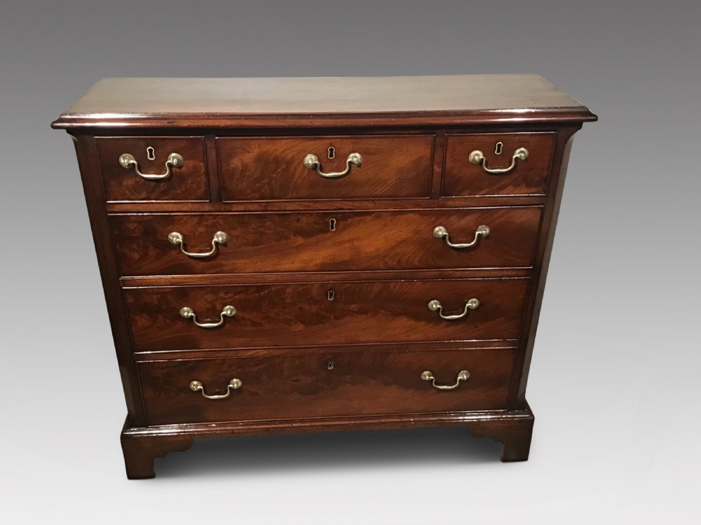 Antique mahogany chest of drawers