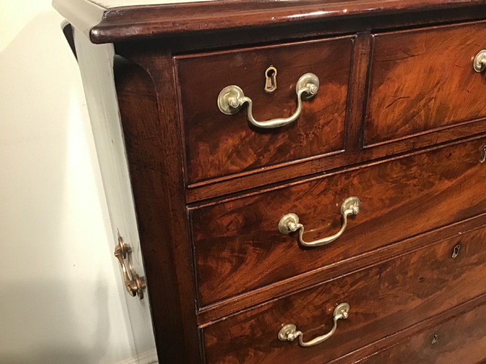 Antique mahogany chest of drawers View V