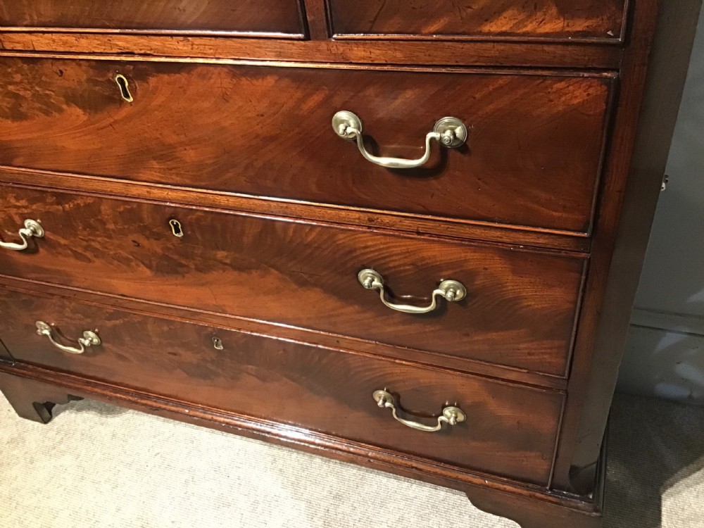Antique mahogany chest of drawers View XIII
