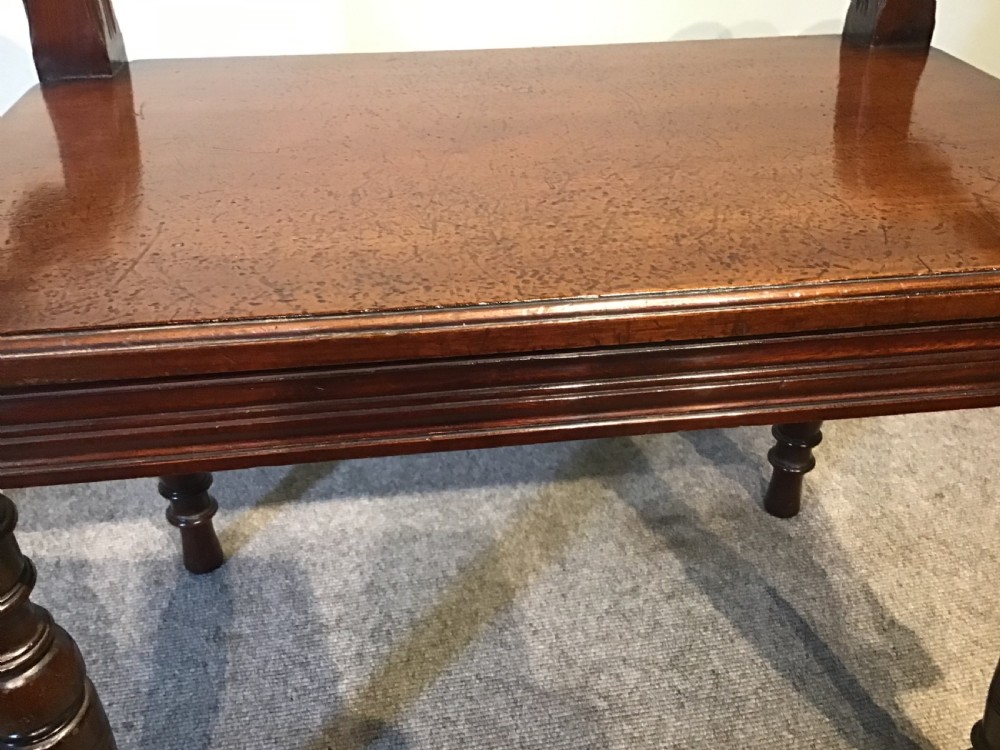 Antique mahogany hall bench View VI