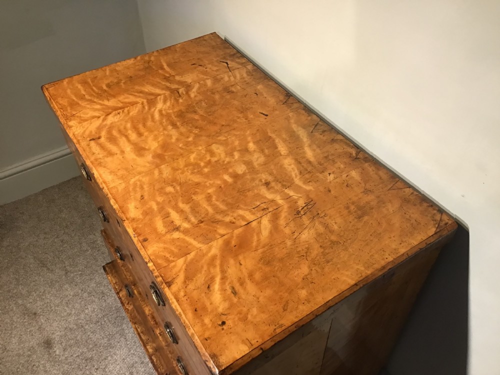 Antique birch chest of drawers View III